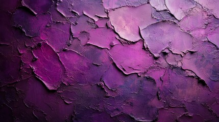 Obraz premium Textured purple abstract wall art with layered plaster effect