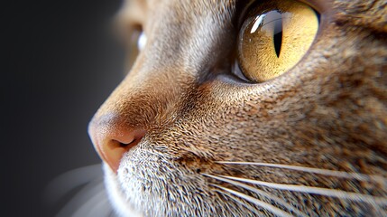 Cat Eye Closeup Portrait