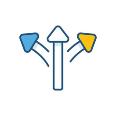 Direction Arrow Vector icon