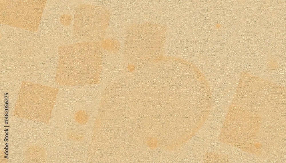 Poster abstract beige texture background with geometric shapes and stains design element