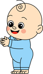 Babies in Cheerful Poses
