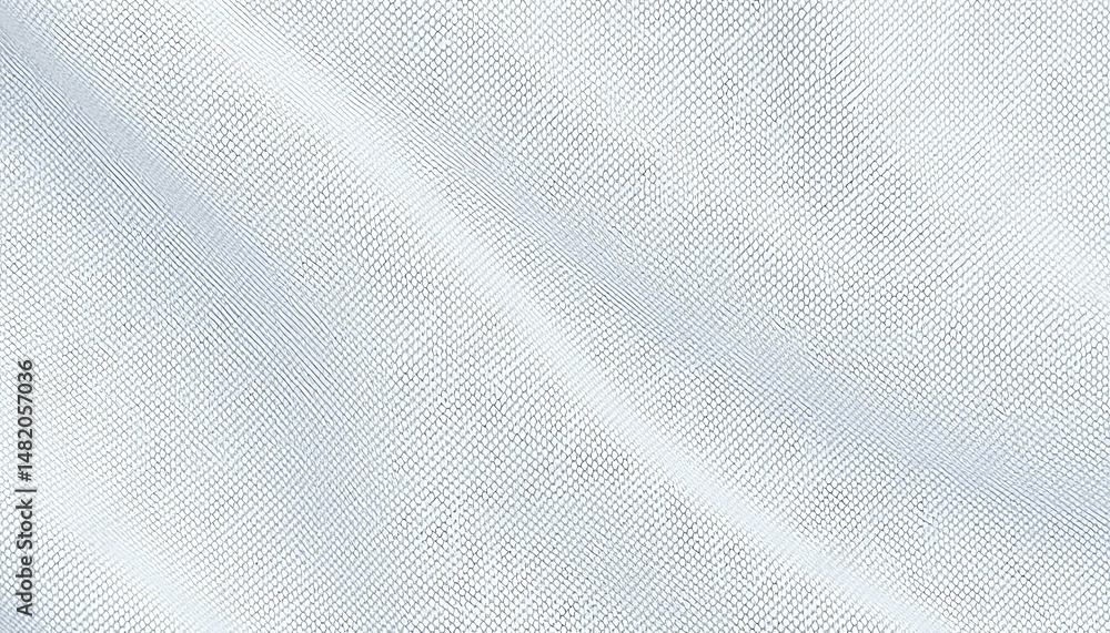Poster elegant white fabric texture background soft draped mesh netting for design projects