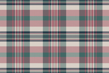 Elegant blush pink, teal, and taupe plaid pattern.  Perfect for textile designs, fashion, apparel, and website backgrounds.