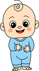 Babies in Cheerful Poses