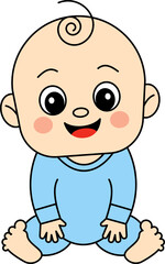 Babies in Cheerful Poses