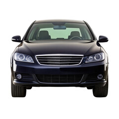 car isolated on transparent white background, clipping path