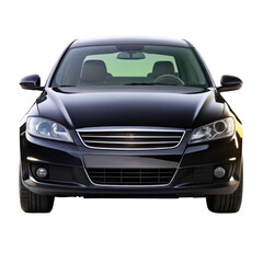 car isolated on transparent white background, clipping path