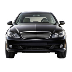 car isolated on transparent white background, clipping path