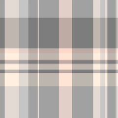 Business fabric tartan check, size pattern textile vector. Minimal seamless plaid texture background in grey and light colors.