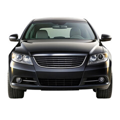 car isolated on transparent white background, clipping path