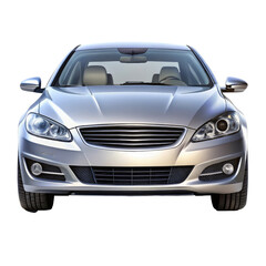 car isolated on transparent white background, clipping path