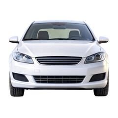 car isolated on transparent white background, clipping path