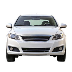 car isolated on transparent white background, clipping path