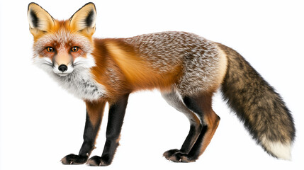 Fototapeta premium Red fox digital illustration