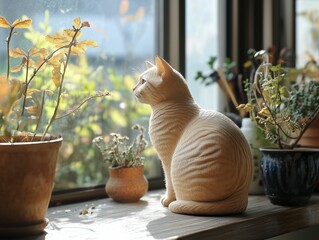 cat on the table
