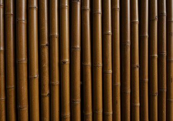 Fototapeta premium Photo Background Brown Bamboo Wall Texture