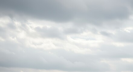 Photo Dramatic Overcast Sky with Gray and White Clouds