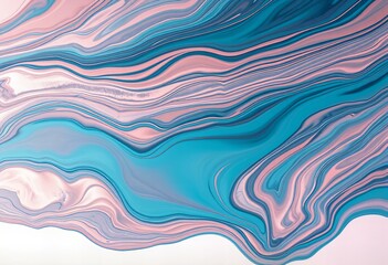 Graphic Swirling liquid paint with industrial metallic tones.