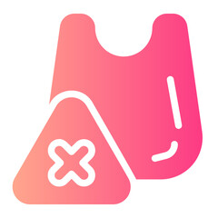 no plastic gradient icon