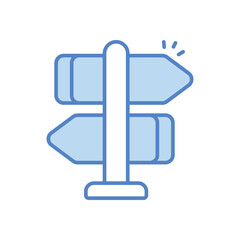 Crossroads Vector icon