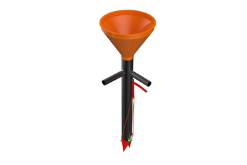 Agricultural Handheld Planter with Fertilizer Dispenser Mechanism, MANUAL HAND PLANTER FOR CORN VEGETABLE SEEDER, Simple Hand Push Planter Tool for Sowing Seeds, Planting Tool Dispenser Mechanism PNG