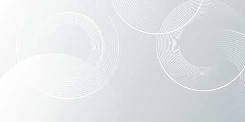 White geometric abstract background overlap layer on bright space with lines effect decoration. Vector illustration abstract graphic design banner pattern background template. vector illustration.