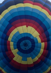 Fototapeta premium Photo of Colorful Hot Air Balloon Abstract Pattern