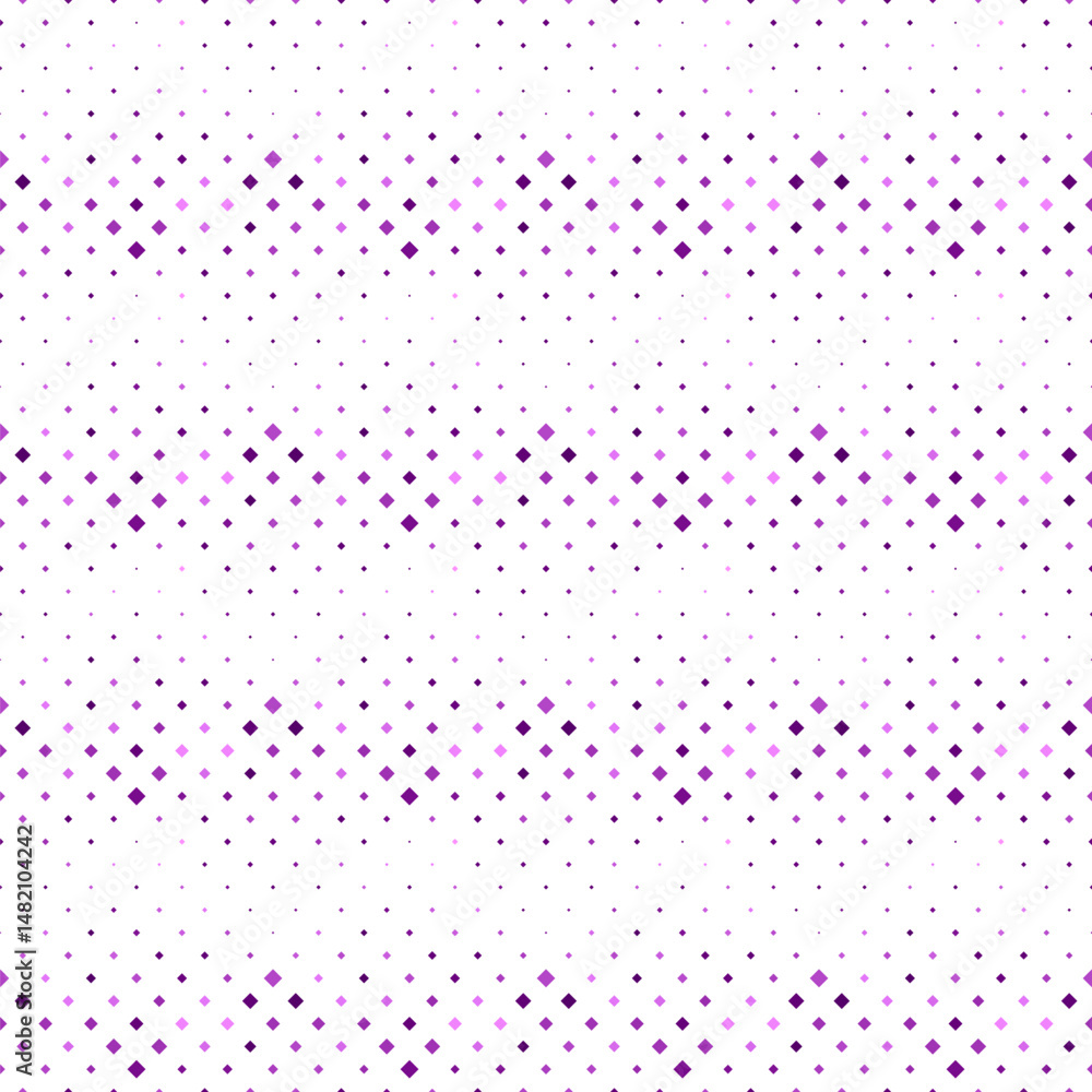 Poster seamless violet geometrical abstract square pattern background