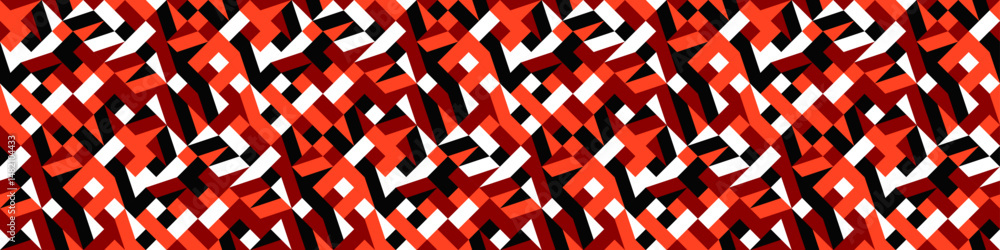 Poster geometrical abstract seamless geometric pattern background