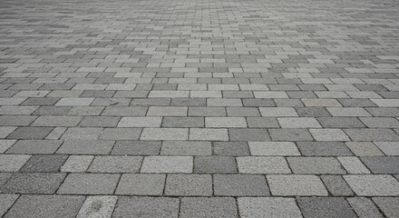 Photo of Gray Concrete Brick Pavement Texture