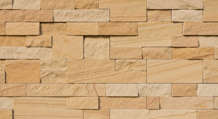Obraz premium Photo of Modern Textured Stacked Stone Wall
