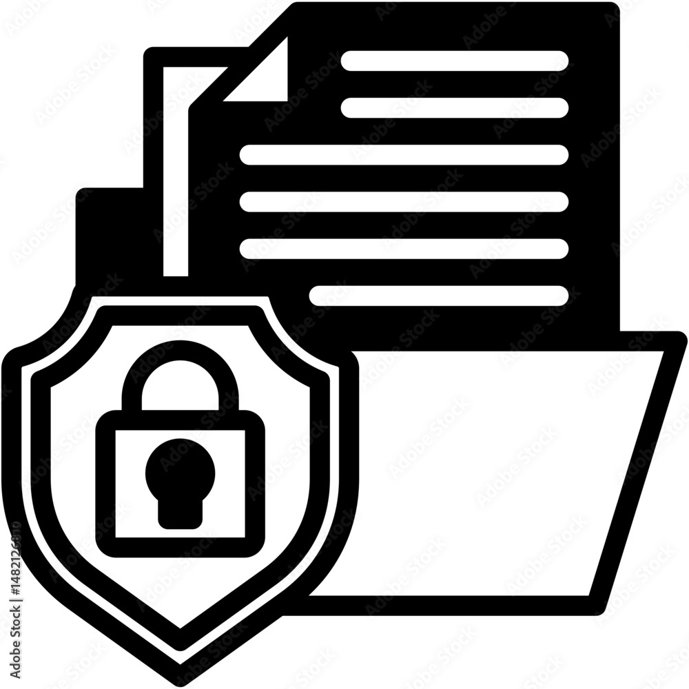 Poster secure folder icon
