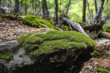 moss on stone