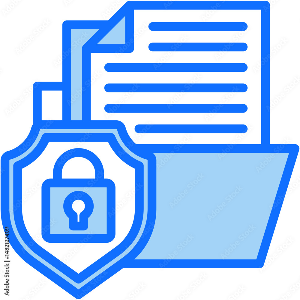 Poster secure folder icon