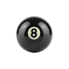 classic black billiard ball with number eight is symbol of fun and games. This iconic item is often associated with pool tables and recreational activities, evoking sense of nostalgia