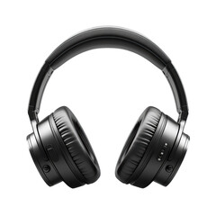 Immersive black headphones promise a private concert experience stylish on transparent background