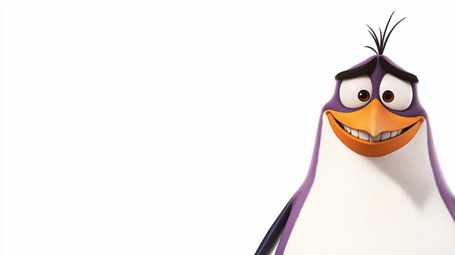 Angry Bird Penguin Portrait