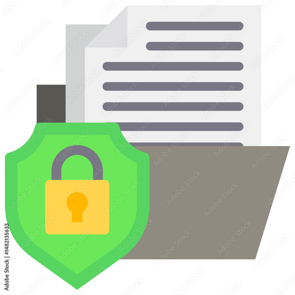 Poster secure folder icon