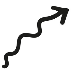 doodle arrow hand drawn
