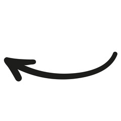doodle arrow hand drawn