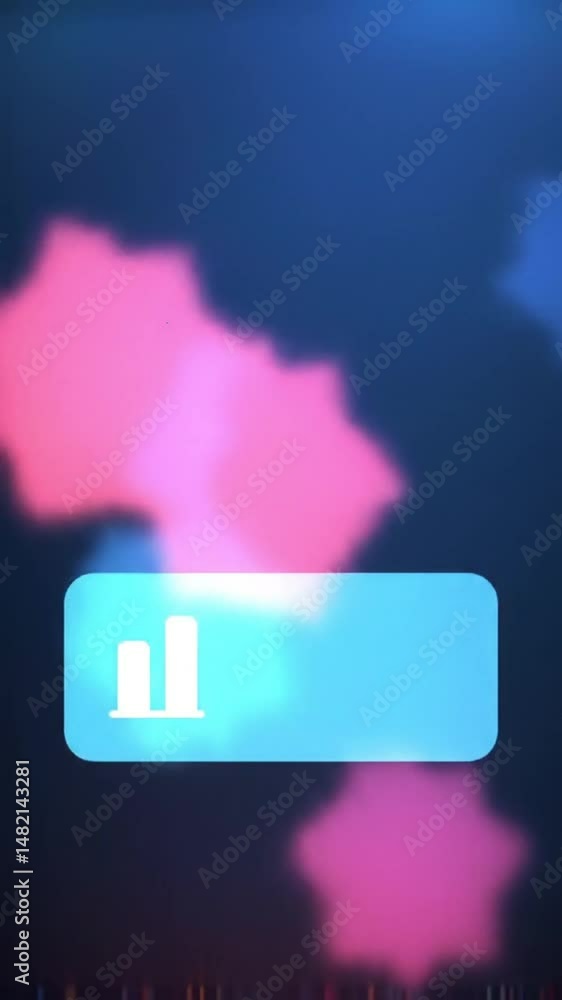 Poster colorful abstract background with blurred shapes and soft light effects for creative projects and di