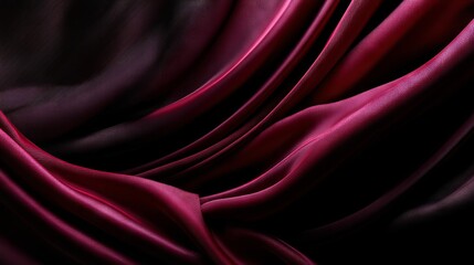 Black, dark gray, purple and burgundy red silk satin drapery background with luxurious glitter shimmer and silky folds for premium elegant beauty branding, festive Christmas, birthday and Valentine