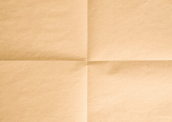 Textured brown paper background with creases and folds for artistic and commercial use in various...