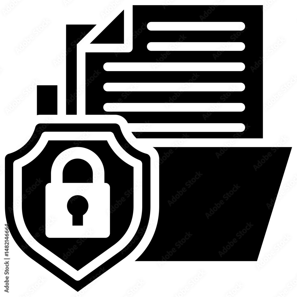 Poster secure folder icon