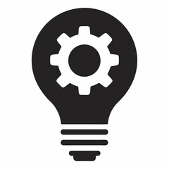 strategy icon vector silhouette illustration isolated on white background