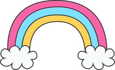 colorful element rainbow