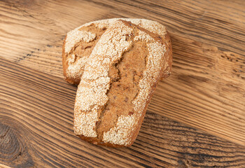 Whole wheat brown bread, fitness pumpkin carrot buns with seeds, cereal bread grain bun