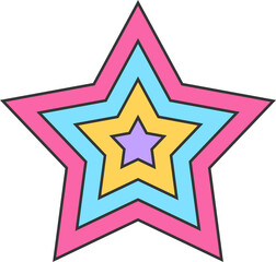 Obraz premium colorful element star