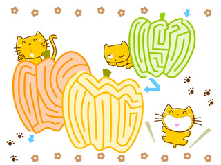 ピーマン＆パプリカの迷路