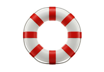 life buoy on white background